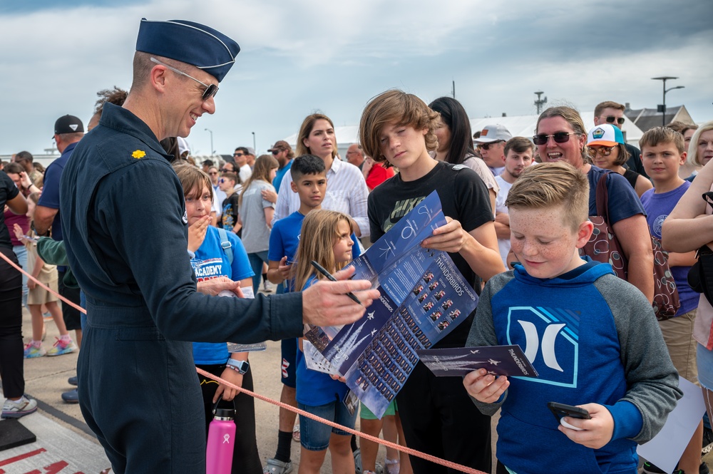 Tyndall Air Force Base hosts Thunderbirds meet-and-greet