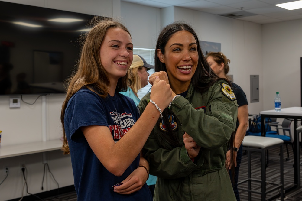Tyndall Air Force Base hosts Thunderbirds meet-and-greet