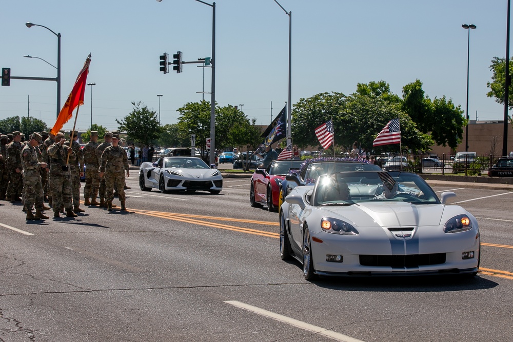 75th Field Artillery Brigade participates in Lawton Armed Forces Day Parade