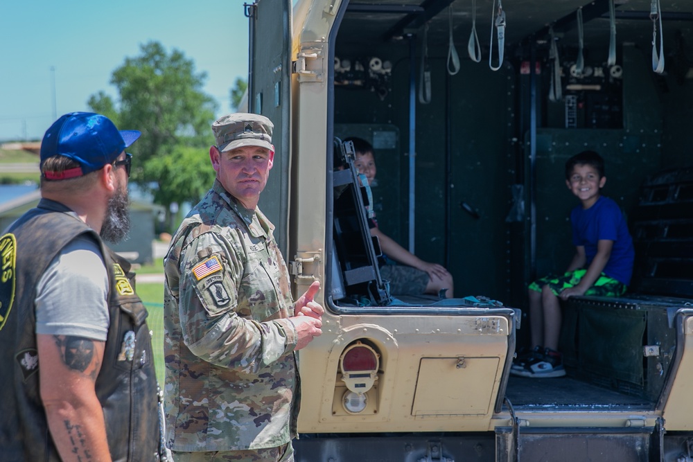 75th Field Artillery Brigade participates in Lawton Armed Forces Day Parade