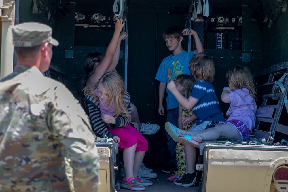 75th Field Artillery Brigade participates in Lawton Armed Forces Day Parade