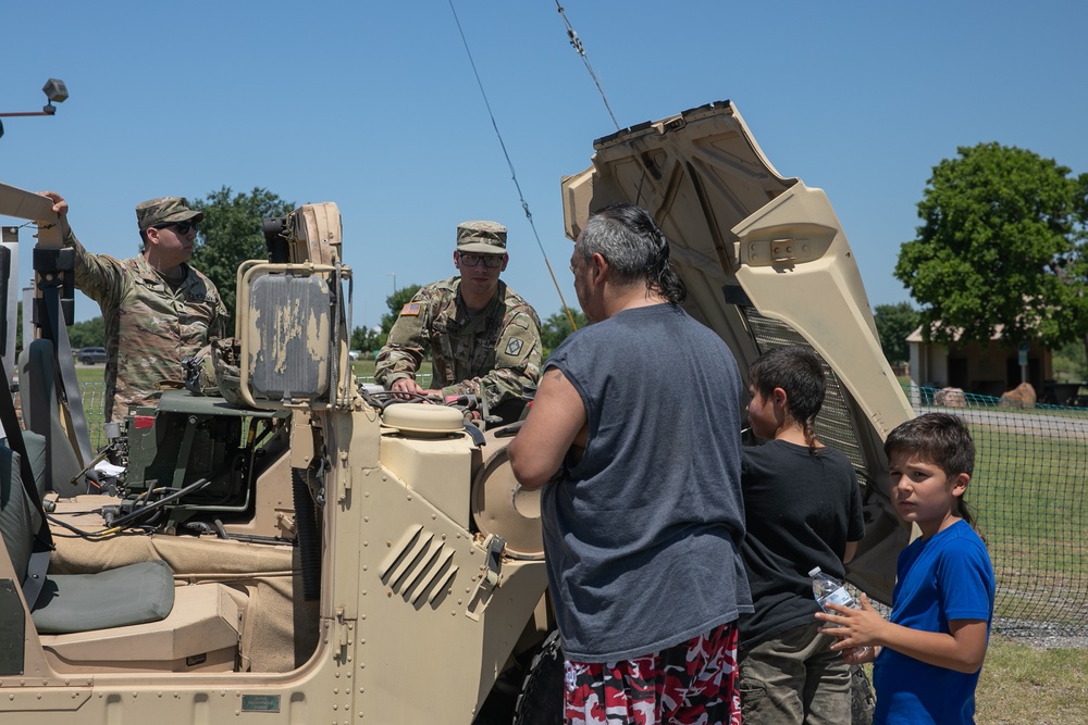 75th Field Artillery Brigade participates in Lawton Armed Forces Day Parade