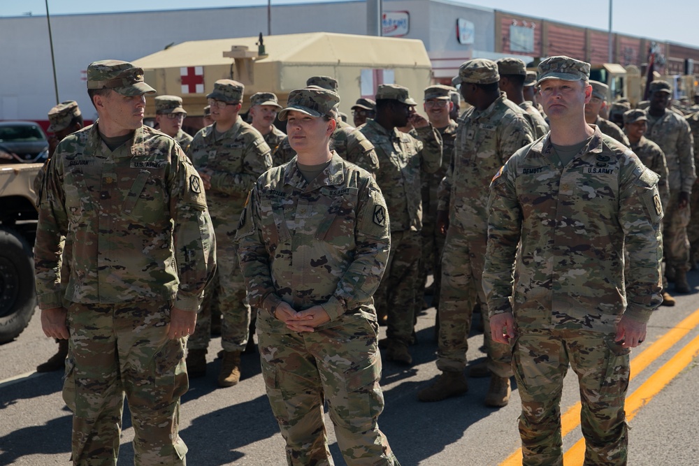 75th Field Artillery Brigade participates in Lawton Armed Forces Day Parade