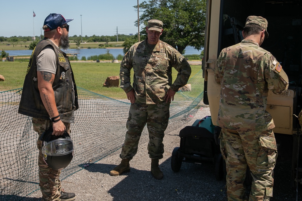 75th Field Artillery Brigade participates in Lawton Armed Forces Day Parade