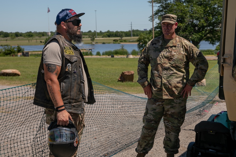 75th Field Artillery Brigade participates in Lawton Armed Forces Day Parade