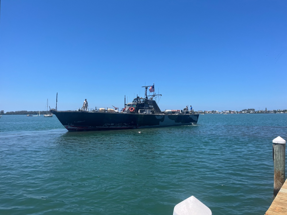 Coast Guard Station Cortez hosts decommissioned Naval Ship