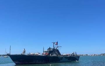 Coast Guard Station Cortez hosts decommissioned Naval Ship