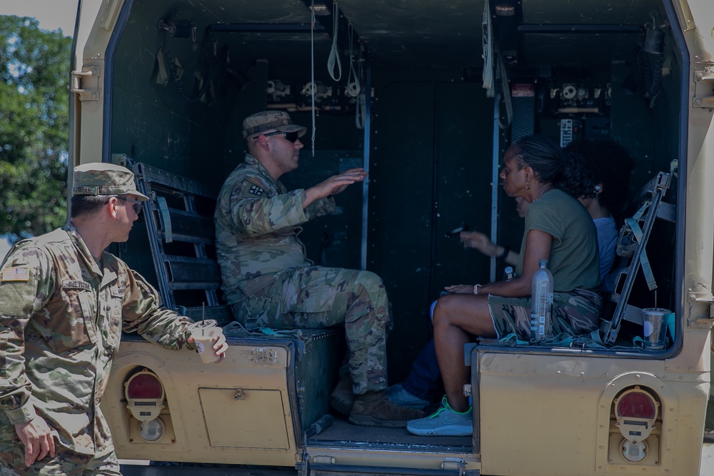 75th Field Artillery Brigade participates in Lawton Armed Forces Day Parade