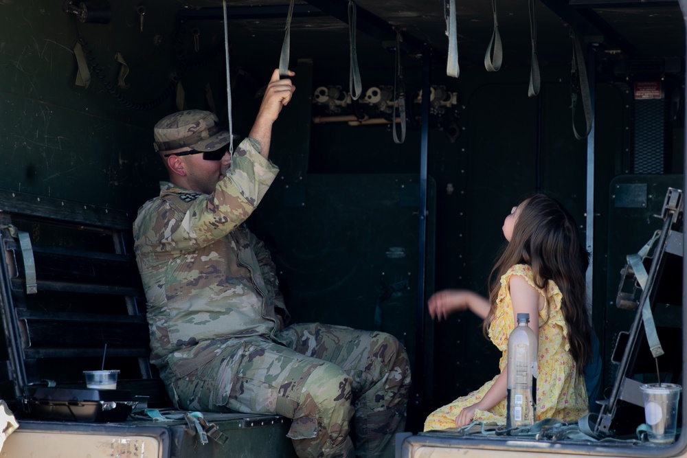 75th Field Artillery Brigade participates in Lawton Armed Forces Day Parade