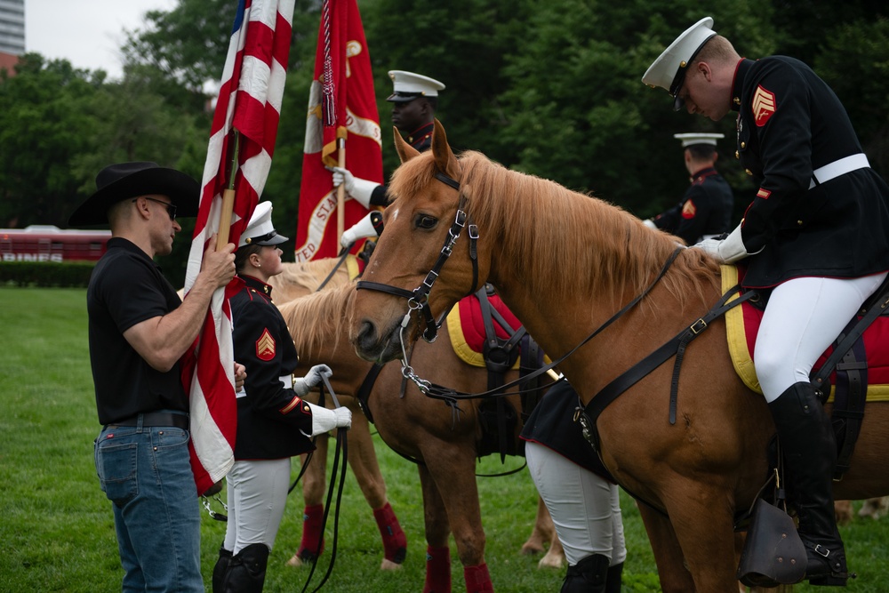 Marine Corps Mounted Color Guard East Coast Tour