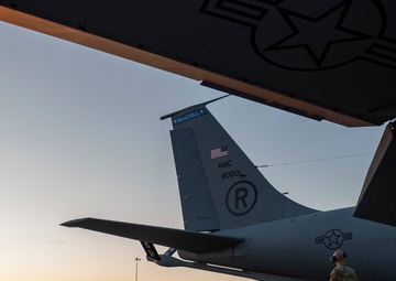 Special Operators pull KC-135 at MacDill