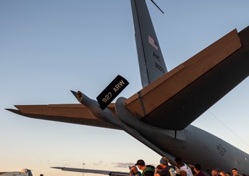 Special Operators pull KC-135 at MacDill