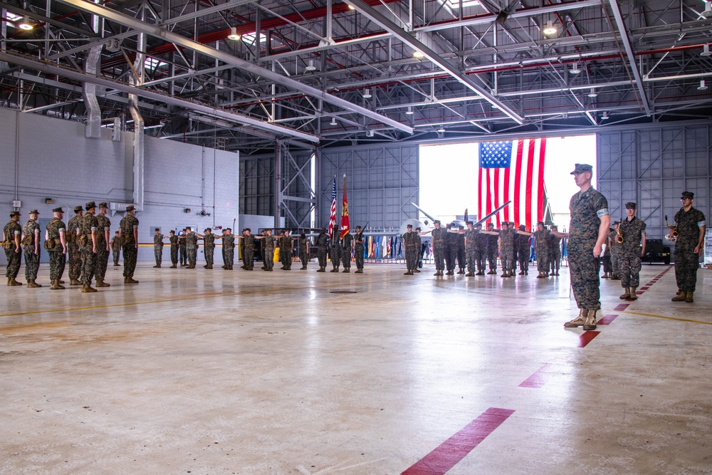 Marine Unmanned Aerial Vehicle Squadron 3 Change of Command Ceremony