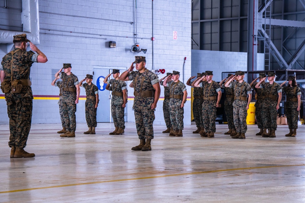 Marine Unmanned Aerial Vehicle Squadron 3 Change of Command Ceremony