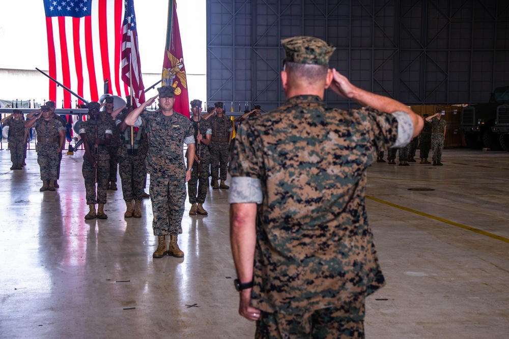 Marine Unmanned Aerial Vehicle Squadron 3 Change of Command Ceremony