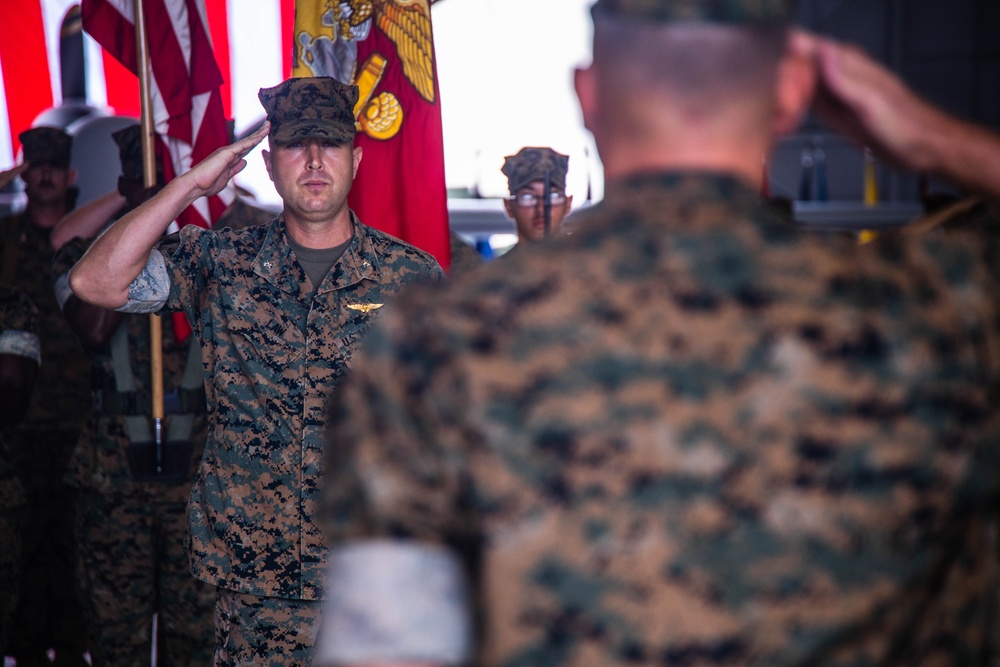 Marine Unmanned Aerial Vehicle Squadron 3 Change of Command Ceremony