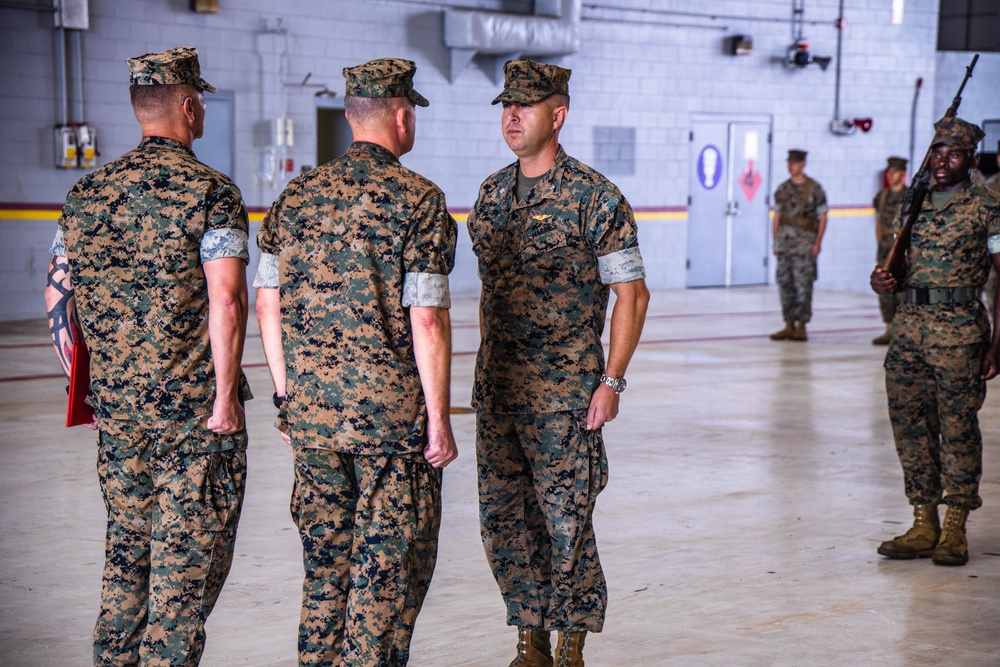 Marine Unmanned Aerial Vehicle Squadron 3 Change of Command Ceremony