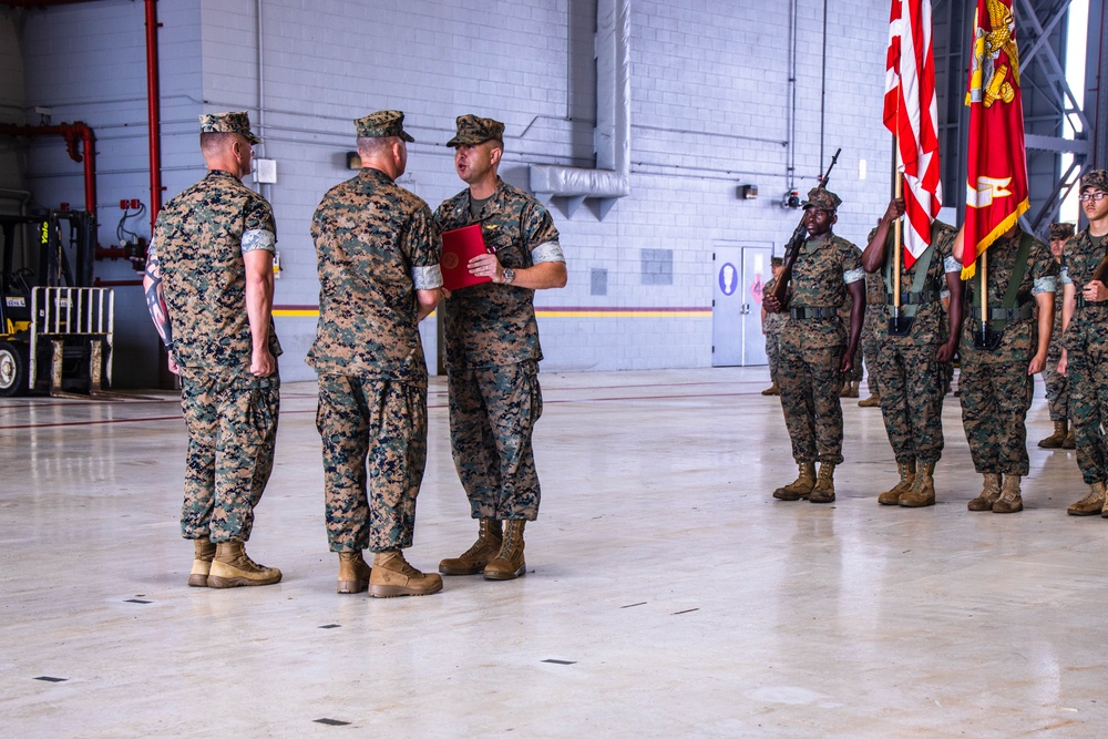 Marine Unmanned Aerial Vehicle Squadron 3 Change of Command Ceremony