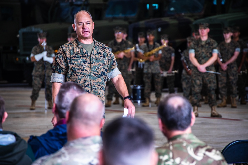 Marine Unmanned Aerial Vehicle Squadron 3 Change of Command Ceremony