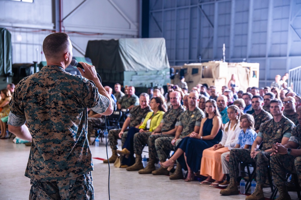 Marine Unmanned Aerial Vehicle Squadron 3 Change of Command Ceremony