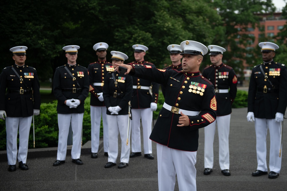 Marine Corps Mounted Color Guard East Coast Tour