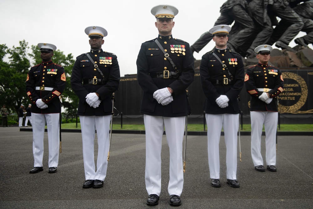 Marine Corps Mounted Color Guard East Coast Tour