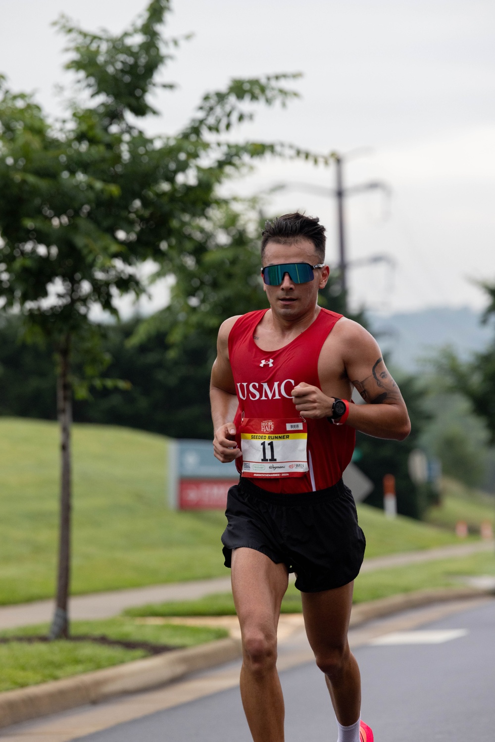 Runners conquer Hospital Hill during 17th Annual Marine Corps Historic Half