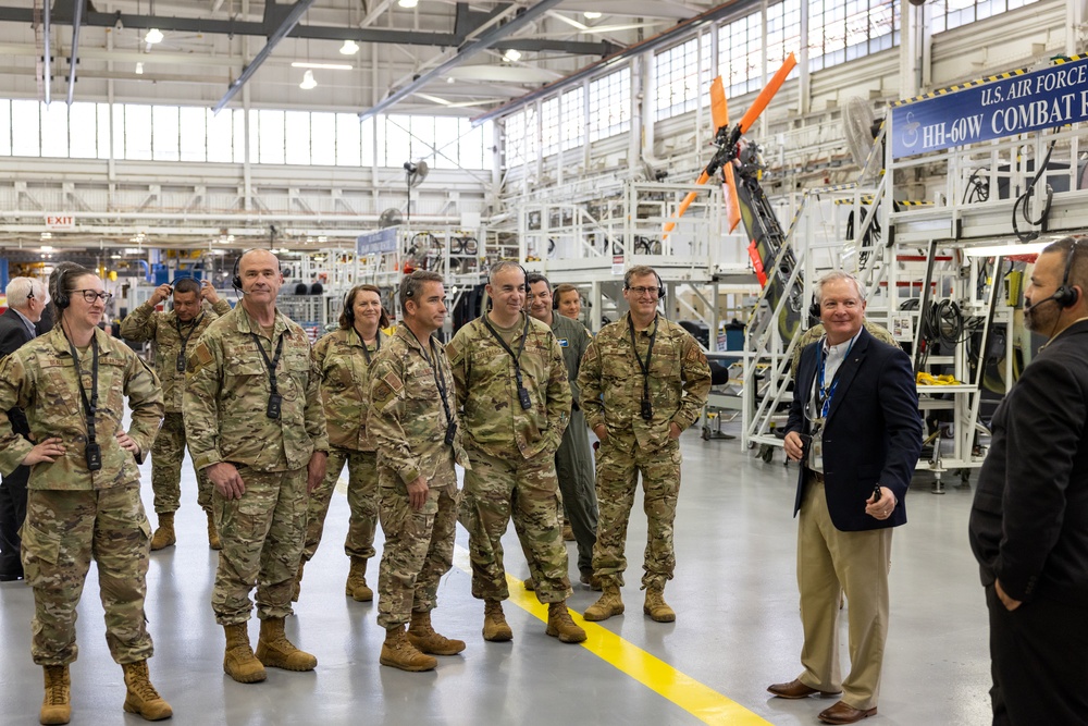 New York Air National Guard visits Sikorsky Aircraft Headquarters