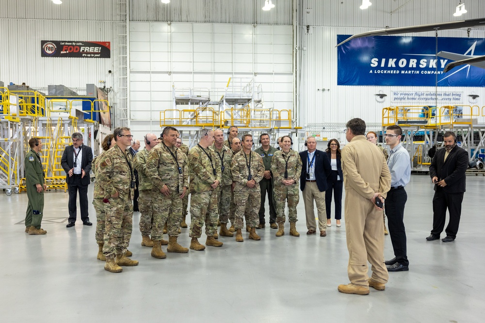 New York Air National Guard visits Sikorsky Aircraft Headquarters