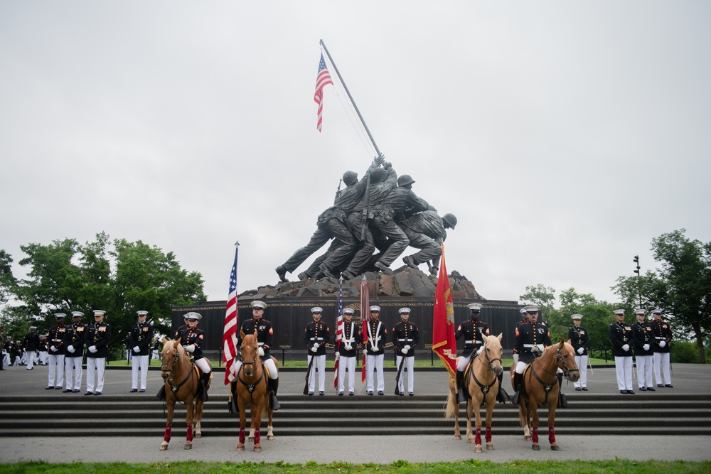 Marine Corps Mounted Color Guard East Coast Tour