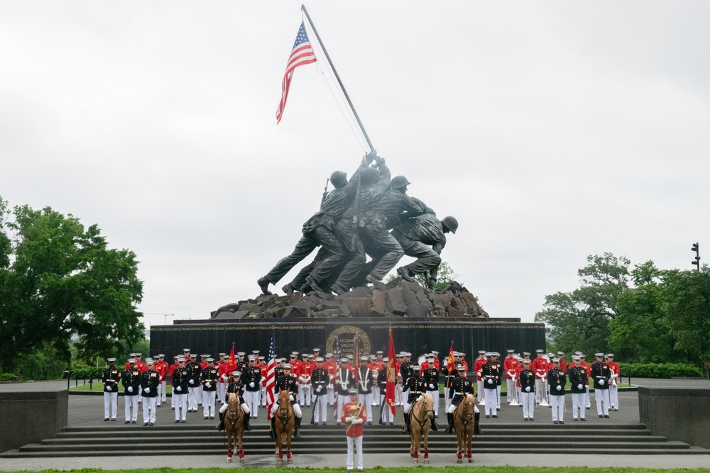 Marine Corps Mounted Color Guard East Coast Tour