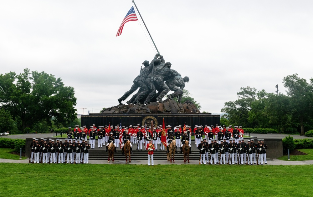 Marine Corps Mounted Color Guard East Coast Tour