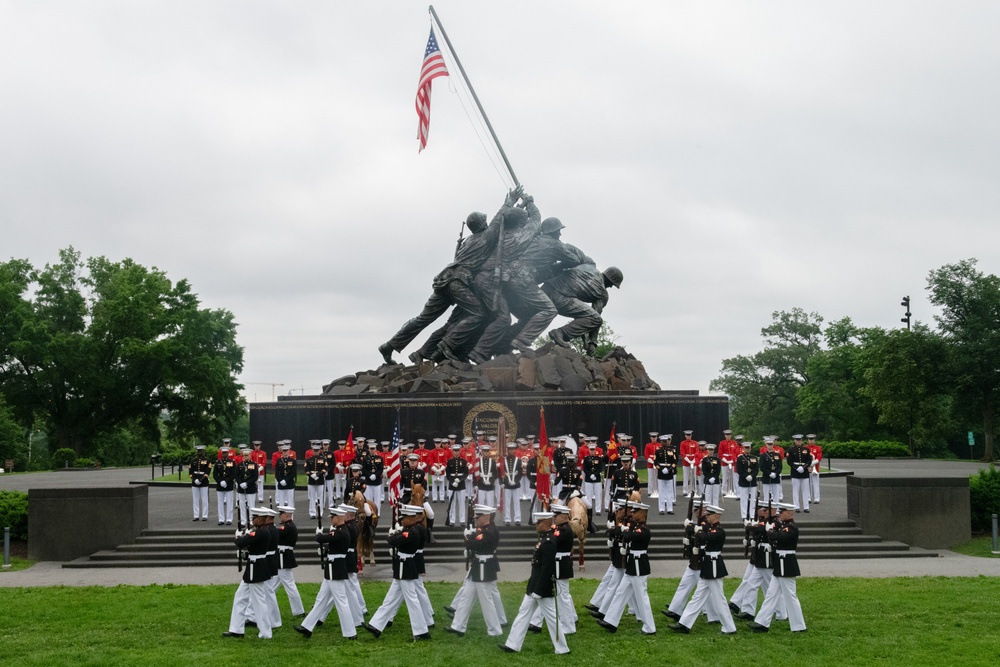 Marine Corps Mounted Color Guard East Coast Tour