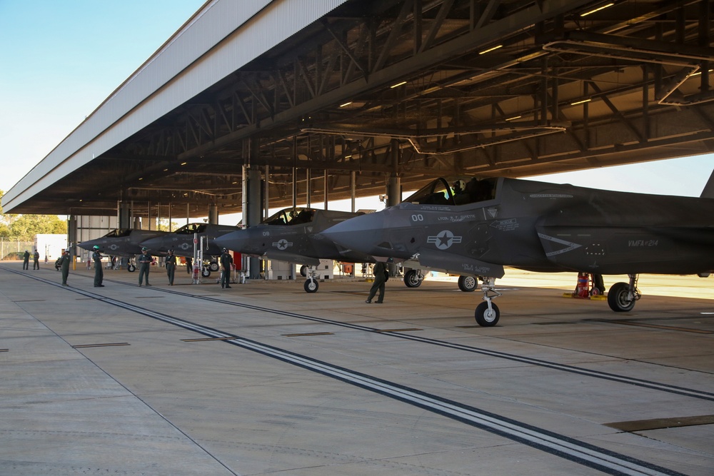 U.S. Marine Corps and Australian F-35 Pilots Fly Side-by-Side