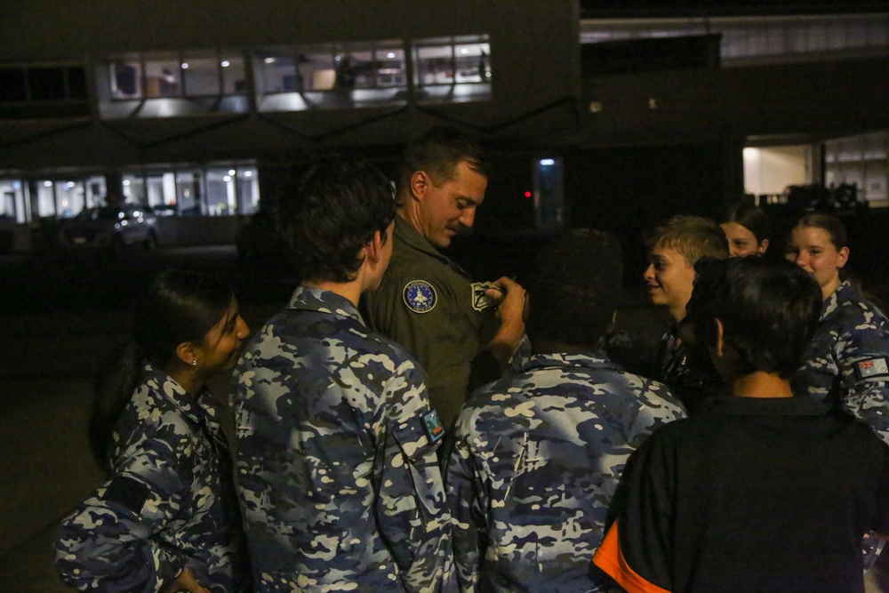 RAAF cadets tour U.S. Marine Corps F-35Bs