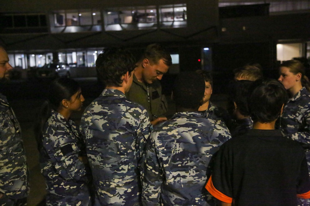 RAAF cadets tour U.S. Marine Corps F-35Bs