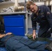 USS Russell (DDG 59) conducts medical training drills