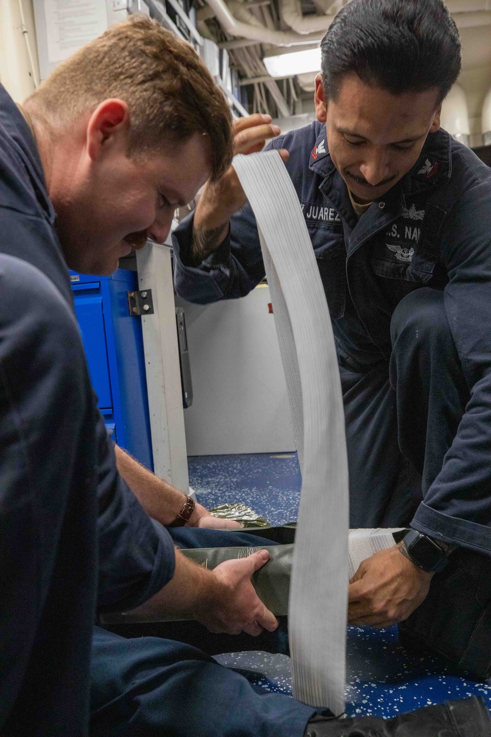 USS Russell (DDG 59) conducts medical training drills