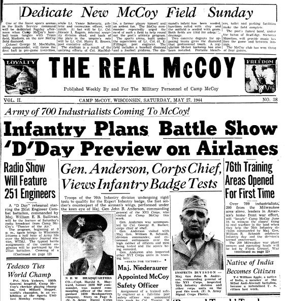 This Month in Fort McCoy History — May