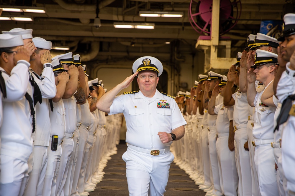 USS Iwo Jima Change of Command
