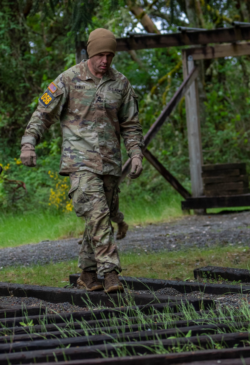 Gen. Omar N. Bradley Best OC/T Competition Day 2 Obstacle Course