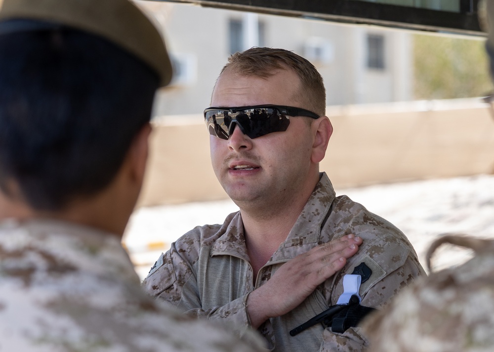 Maritime Combined Task Group Charlie: 4th Medical Battalion Trains Partner Nations