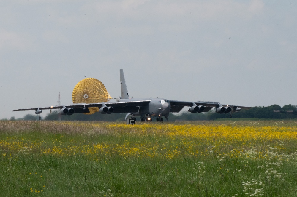 U.S. Bombers deploy to RAF Fairford for latest European bomber task force