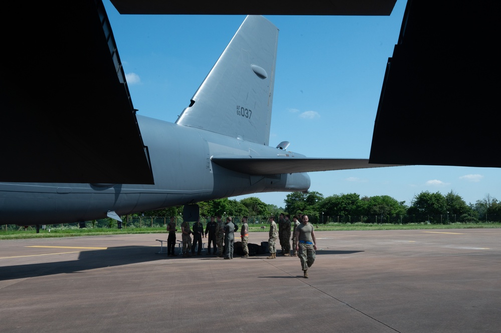 U.S. Bombers deploy to RAF Fairford for latest European bomber task force