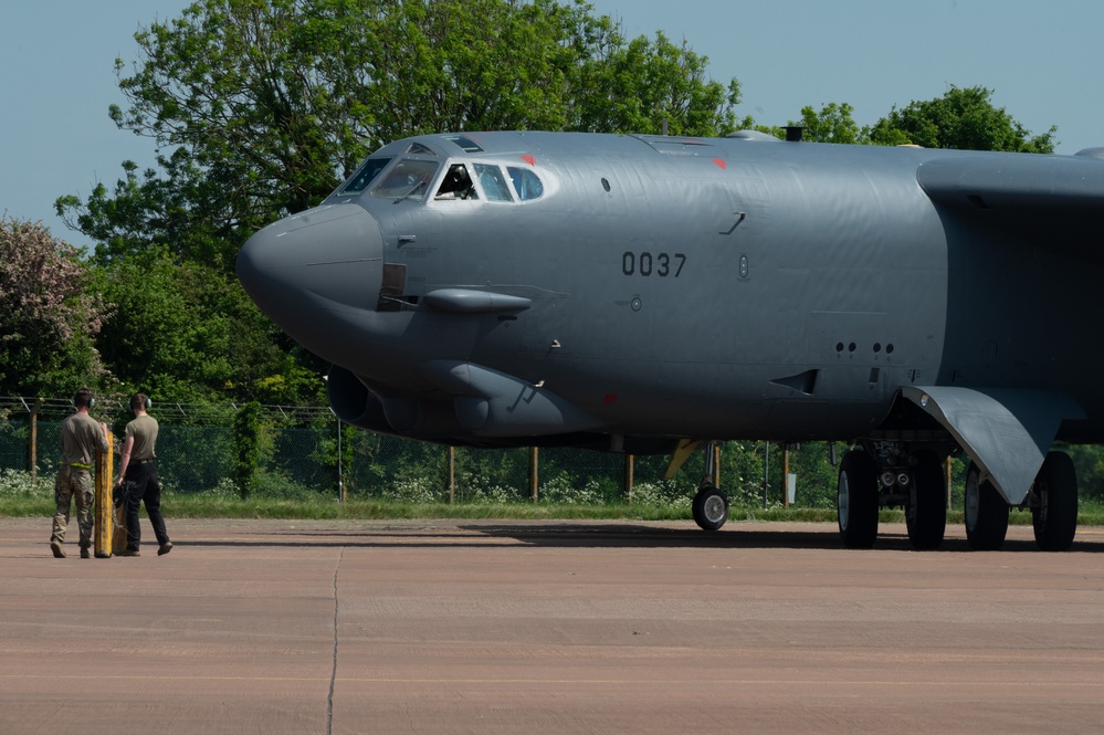 U.S. Bombers deploy to RAF Fairford for latest European bomber task force