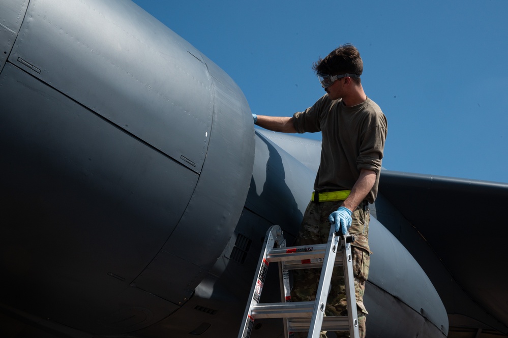 U.S. Bombers deploy to RAF Fairford for latest European bomber task force