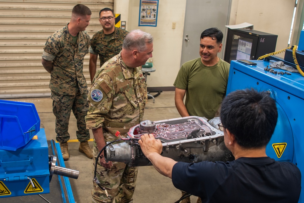 COMUSFJ Tours Joint Force in Okinawa