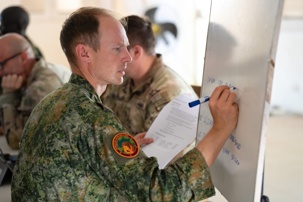 African Lion participants begin military decision making process staff exercise in Senegal