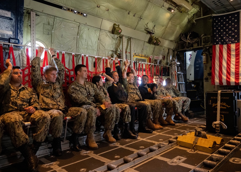 USNA Midshipmen and Staff Tour Blue Angels