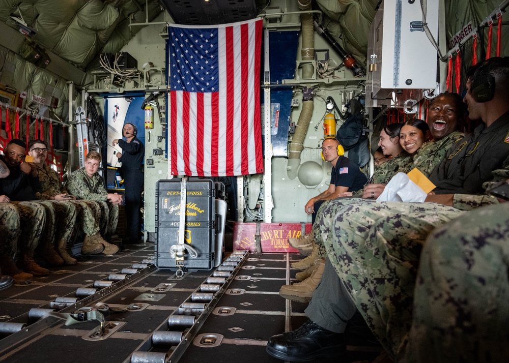 USNA Midshipmen and Staff Tour Blue Angels